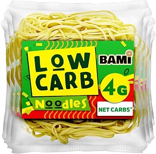 KetoNaturals Low Carb Keto Ramen Noodles (6 Packs) - 3g Net Carbs, 15g Protein, Low Sodium, Al-Dente Texture