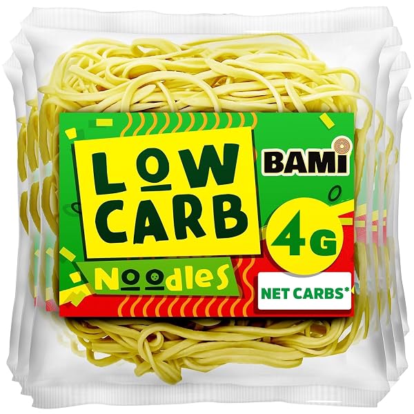 Low Carb Noodles Keto Ramen Noodles (6 Packs) 4g net carb + 5g protein in one healthy ramen noodle. Low Sodium ramen noo