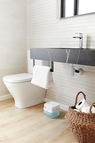 Miniatura 9 de HUMYDRY Dispositivo deshumidificador absorbente de humedad para el hogar, paquete premium de 1 dispositivo de 15.9 onzas con 3 recambios premedidos,