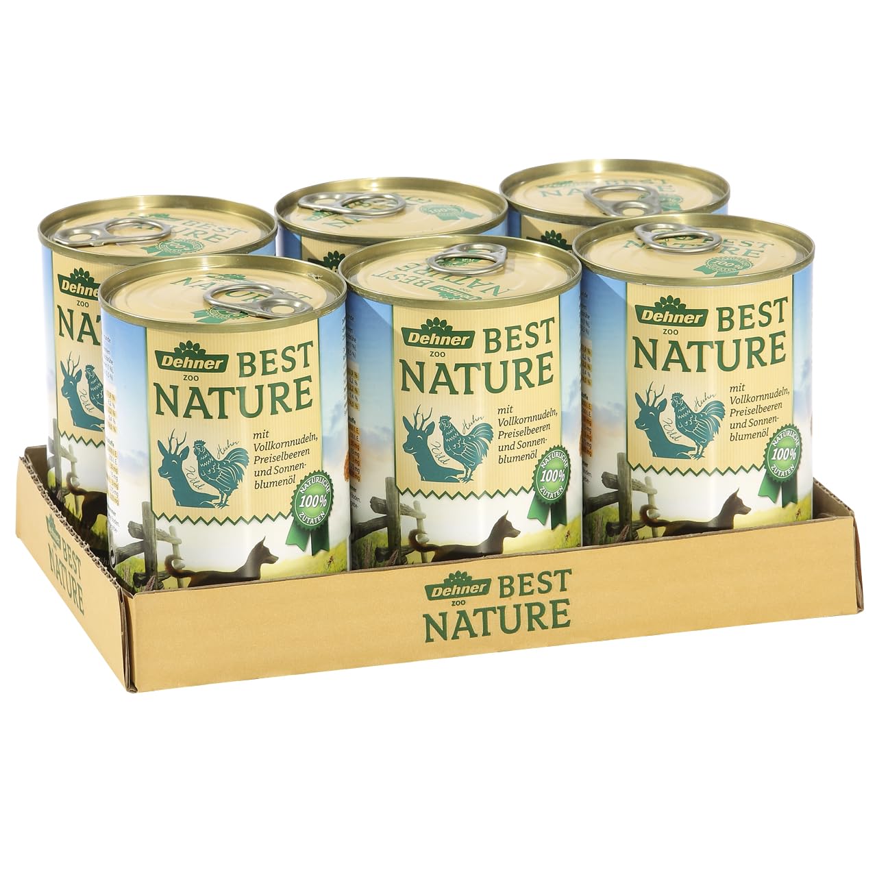 Yerbero Nature Hundefutter Mit Huhn & Reis - 10 Kg Sack Für Mittelgroße & Große Hunde, Hohe Verdaulichkeit