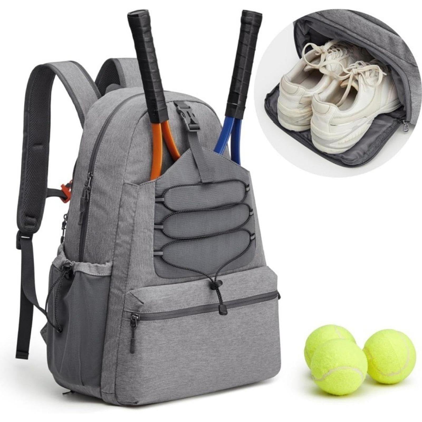 Borsa da Tennis con Cerniera per Racchette da Tennis, Racchette da Badminton, Borsa Sportiva Grande per Uomo E Donna, Borsa da Pickleball
