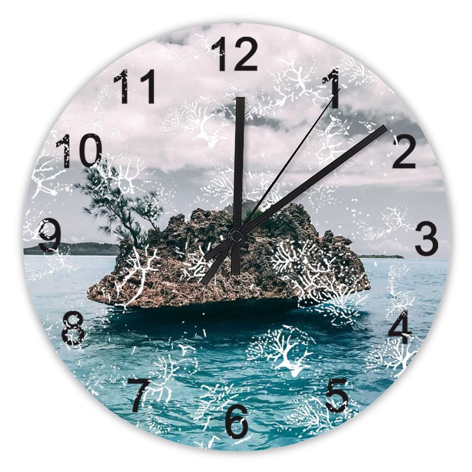 Horloge murale silencieuse sans tic-tac pour en finir avec les bruits de bureau