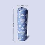 Bottle Bottle Eau isolée Bottle 24oz avec pince et poignée pour le sport Gym bouteille d'eau en acier inoxydable à double vide sous vide métal antidérapant (Bat)