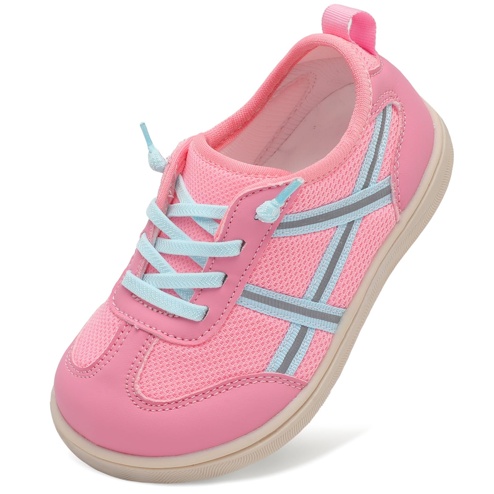 LeIsfIt Toddler Shoes Boys Girls Wide Barefoot Shoes Kids Slip on Casual Sneakers Breathable Non-Slip Sneakers for Walking Play School Tennis — view 13