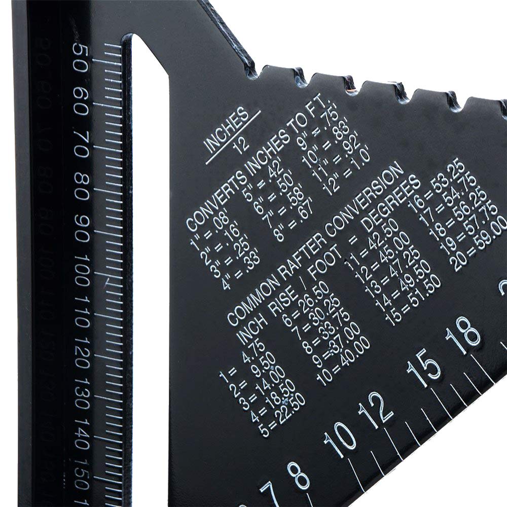 ZF23732-équerre Triangle Règle d'Angle Rapporteur Outil de Mesure en