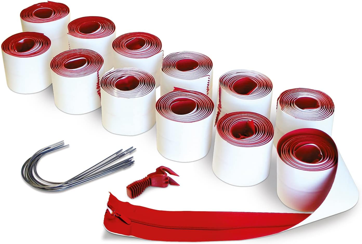 HDAZ12 Heavy-Duty Zipper for Dust Barriers, 12-Pack