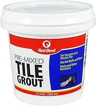 25 White Kitchen Ideas For a Clean and Elegant Space 130 Red Devil 0422 Pre-Mixed Tile Grout - Professional Quality, Excellent Ad...