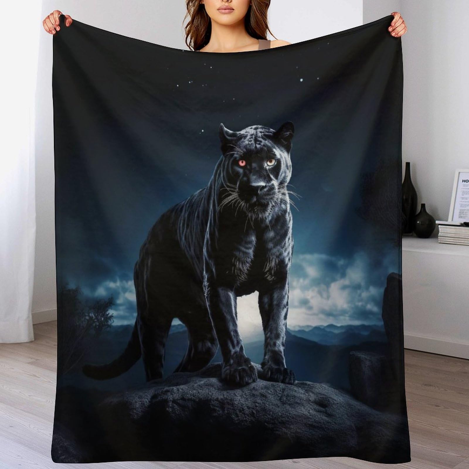 Couverture chaude de décoratifs léopard pour cocooning au salon et nuits de voyage