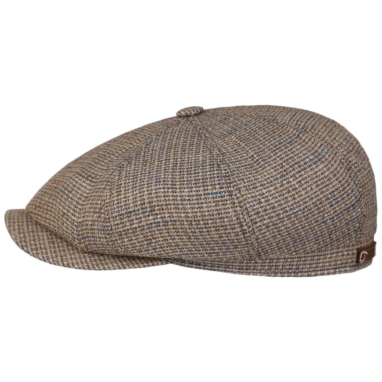 Stetson Hatteras czapka z daszkiem w kształcie Hatteras, przędza barwiona kawą, męska, wiosna lato