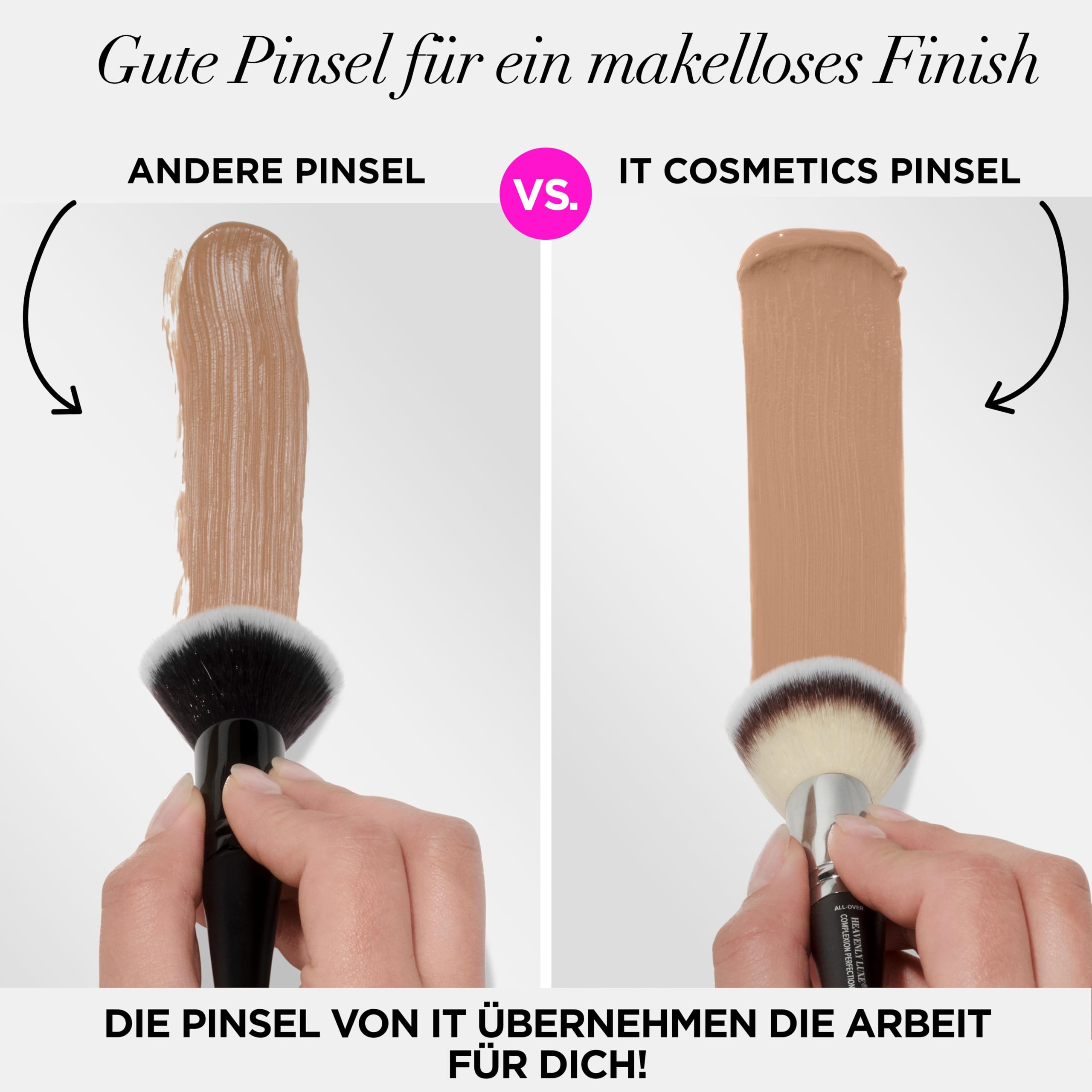 IT Cosmetics Heavenly Luxe Make Up Brush, Hochwertige Make-up-Pinsel, Hygienische, vegane, pestizidfreie Borsten