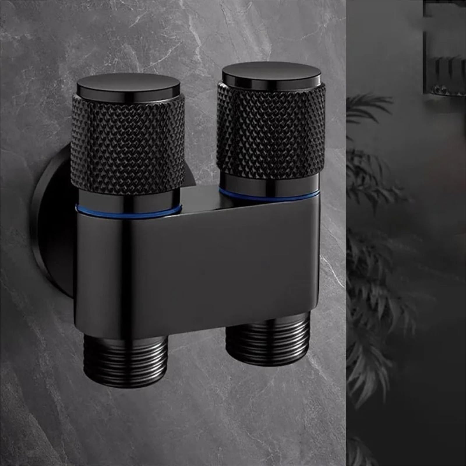 Grifo de lavadora 1 en dos salidas G1/2, válvula triangular aleación for inodoro, grifo for fregadero cocina, Control doble, accesorios for grifos