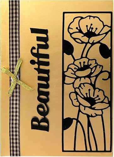 Miniatura 7 de ORIGACH 4 troqueles de corte de marco de flores de metal para hacer tarjetas, plantillas en relieve para álbumes de recortes, decoración de tarjetas