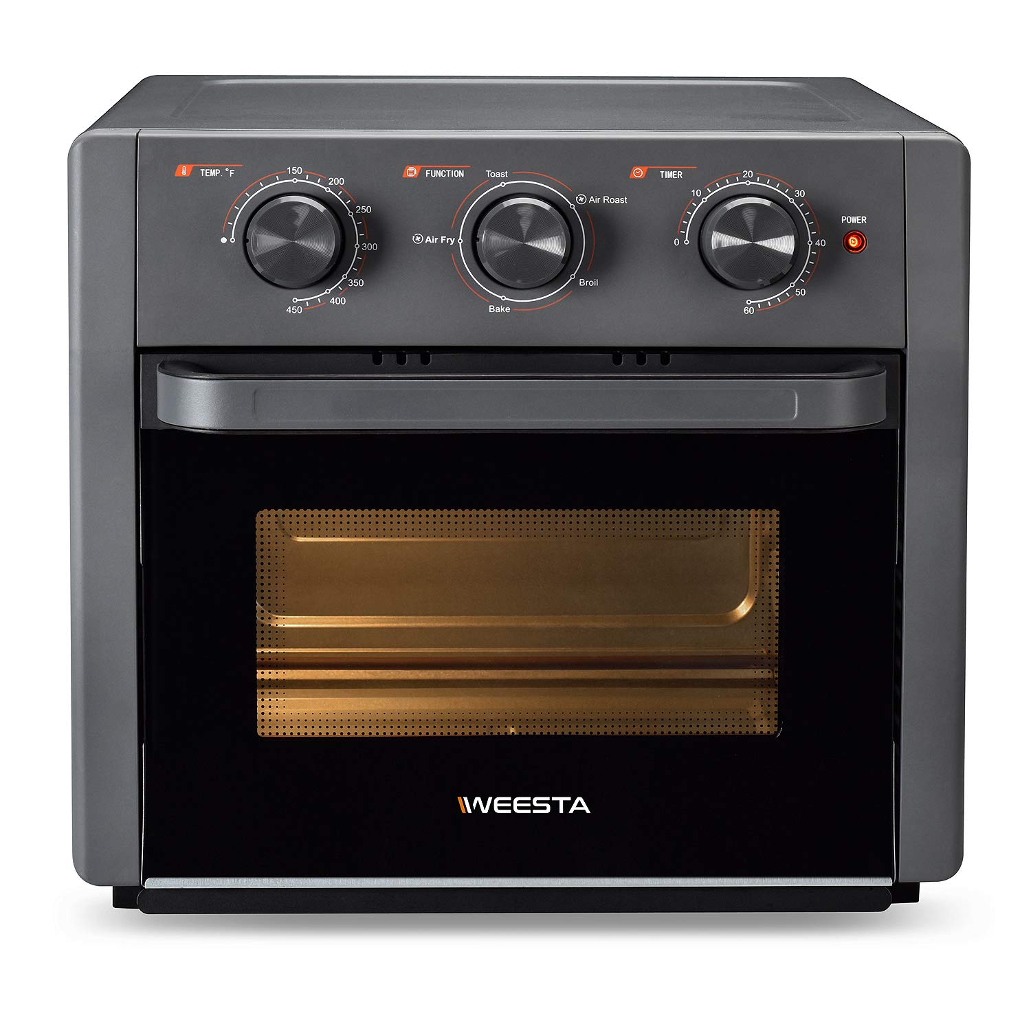 Buy WEESTA 21Quart Air Fryer Toaster Oven Pro,5IN1 Countertop