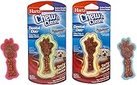 Vista 6 de Hartz Tiny Dog Dental Duo - Juego de 3 juguetes comestibles para masticar