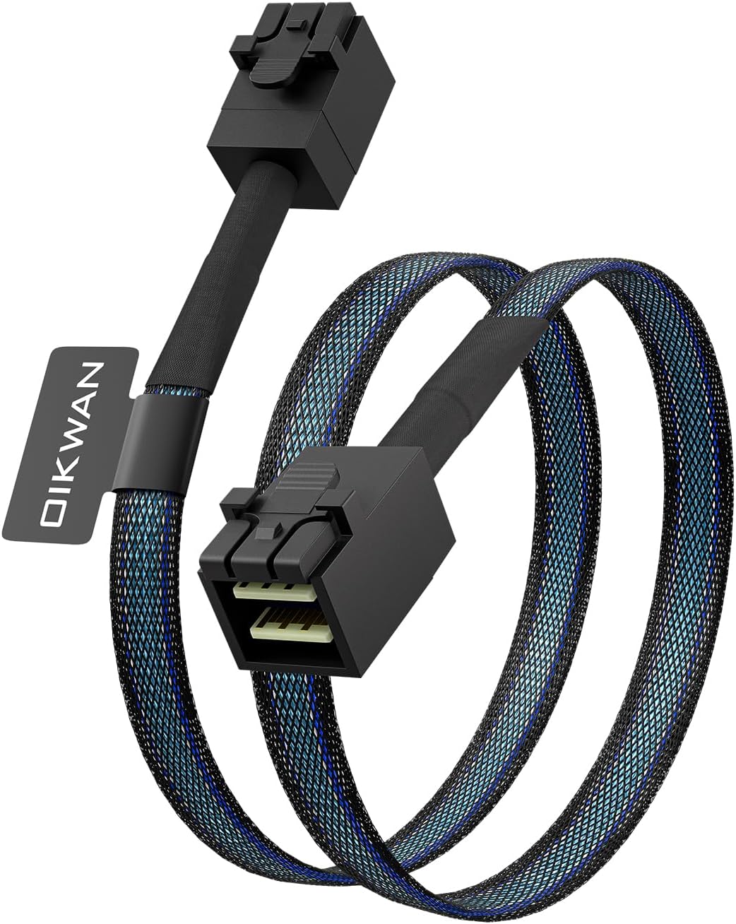 Internal Mini SAS SFF-8643 to SFF-8643, 1.6FT/0.5M, Compatible with RAID or PCI Express Controller