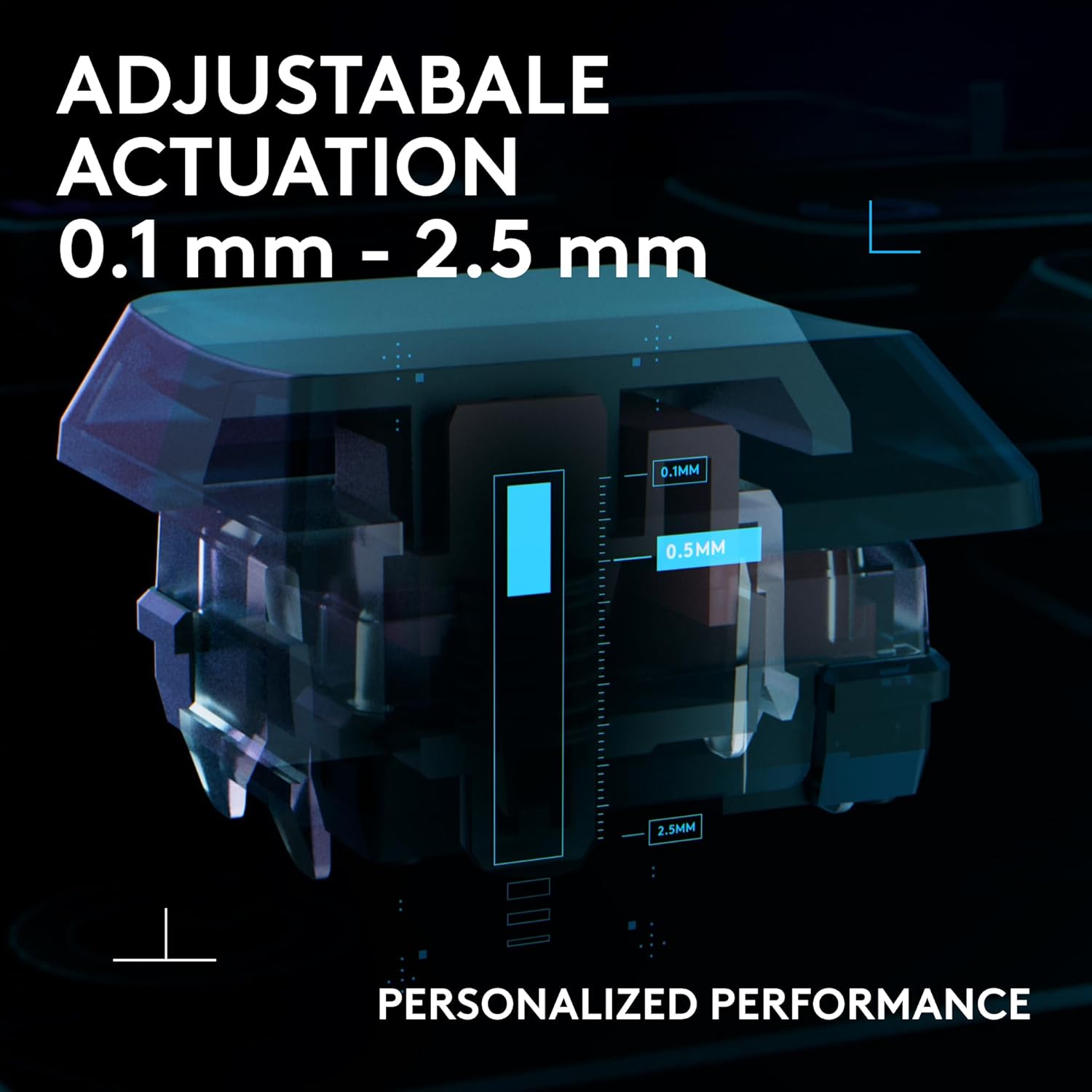 Logitech G515 Rapid TKL Low-Profile Wired Gaming Keyboard, Fully Customizable PC Gaming Keyboard with Analog Low-Profile Switches, Rapid Trigger, Ultra-Slim, for USB-A Port - Black - Image 4