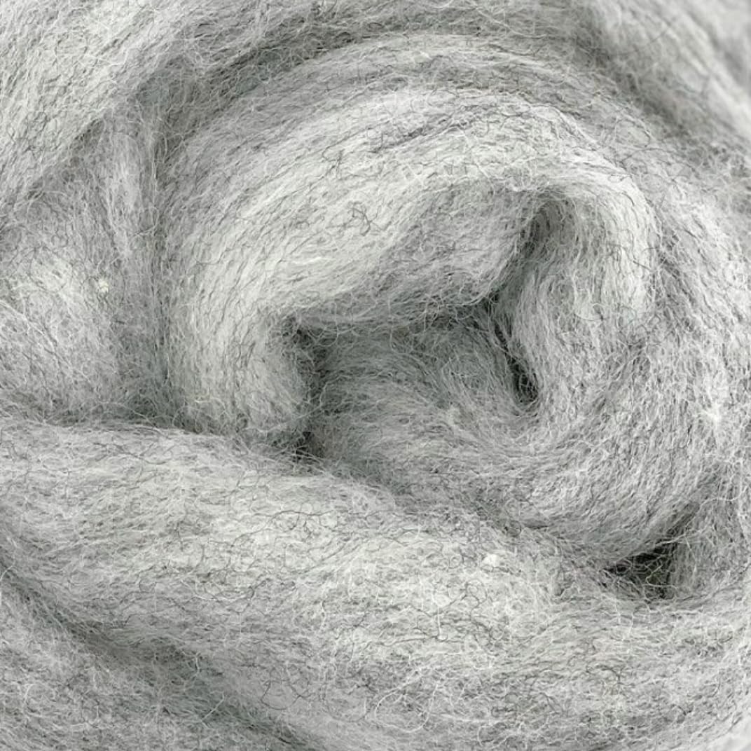 Corriedale Carded Sliver Wool Roving Variety Bundle | Best Core Wool for Needle Felting, Spinning, Wet Felting, Weaving, Dryer Balls, Yarn Roving - Ethically Sourced (Woodland Neutrals)