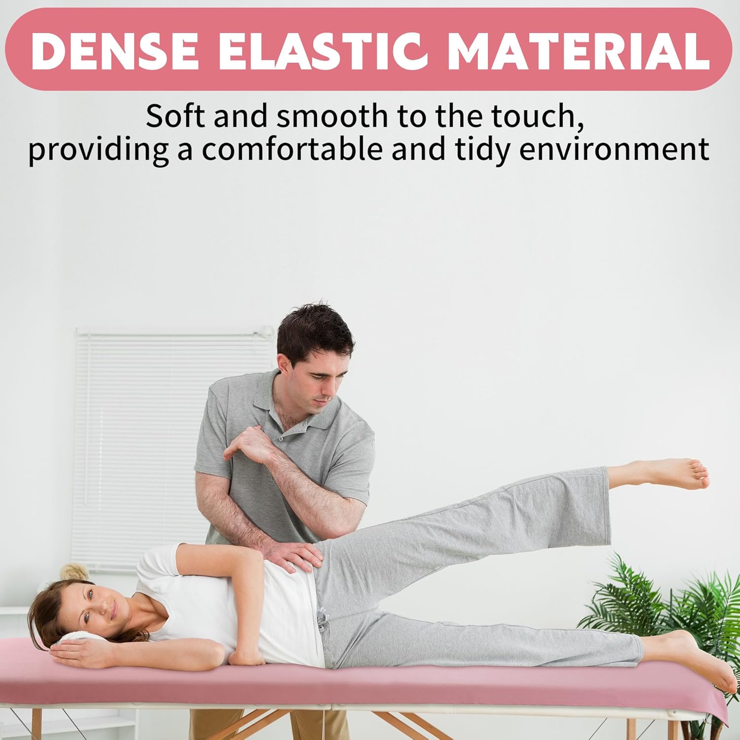 BALAPET Lash Bed Sheets Non-Sticky Sugaring and Waxing Pad Wipeable and Waterproof PU Leather Massage Table Cover Suitable for Grafting Eyelash Beds Massage Tables,SPA,Beauty(Pink) thumbnail