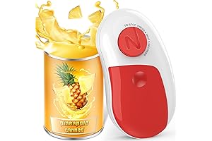 One-Touch Battery Powered Electric Can Opener for Effortless Kitchen Convenience