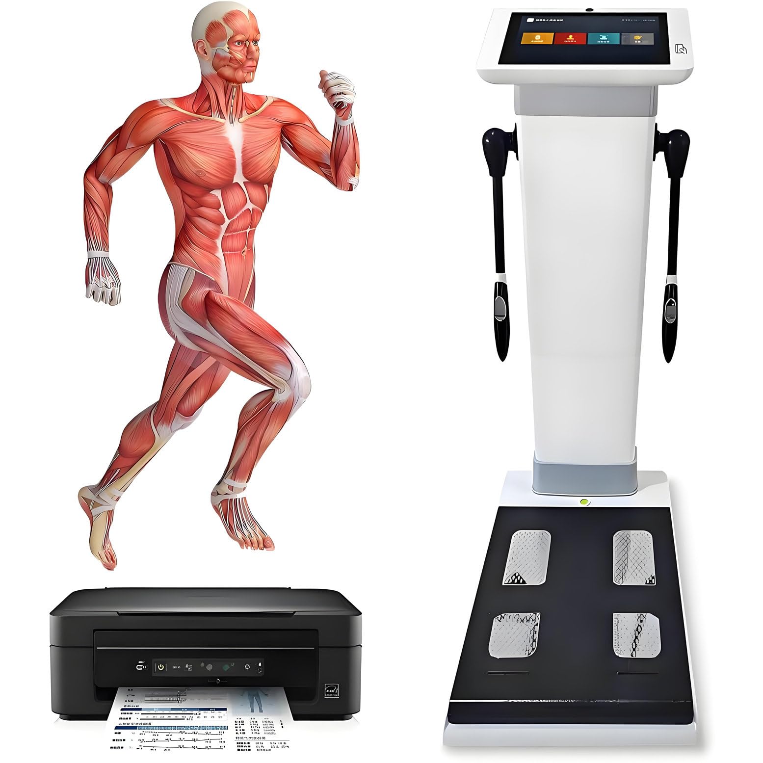HD Touch Bioimpedance Body Analyzer Do Zarządzania Zdrowiem I Wagą, Cyfrowa Waga Medyczna, Wzrost, Waga, Monitor Składu Ciała, Obsługuje Wielu Użytkowników I Języki