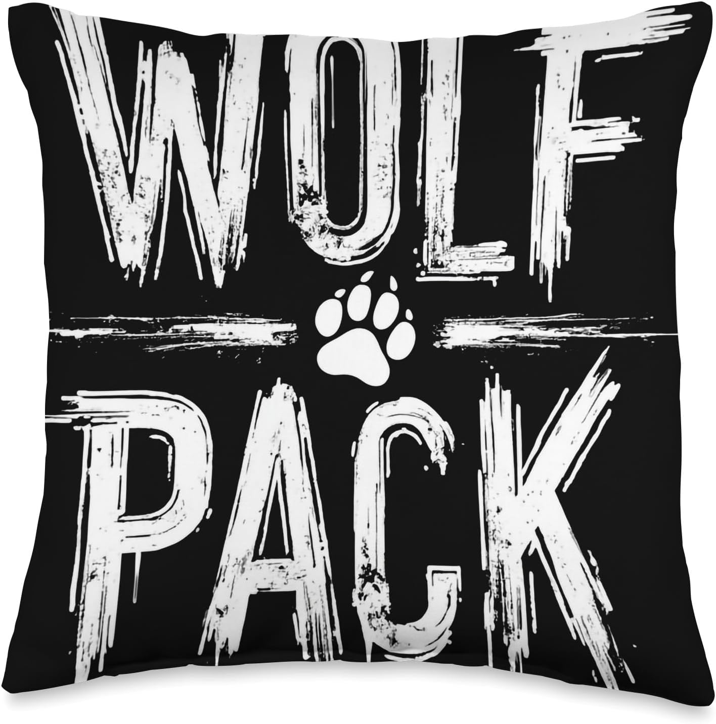 Wolf Pack Throw Pillow