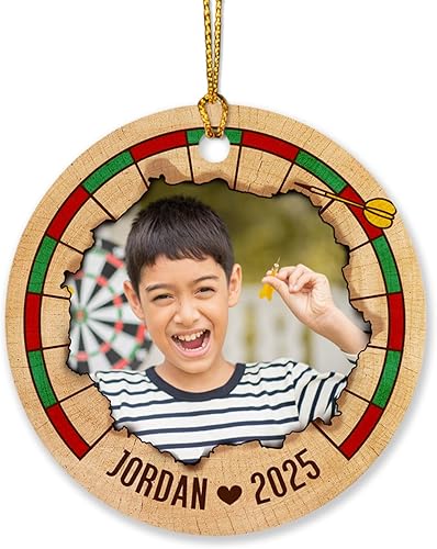 Vista 57 de Adorno de Navidad personalizado con imagen de jugador de béisbol para niños y niñas, adorno de béisbol con foto con nombre personalizado, regalos