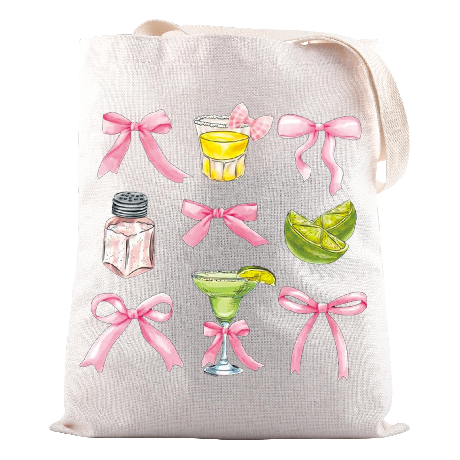 JNIAP Tequila Lime and Sunshine Gift Cinco De Mayo Coquette Tote Bag Margarita Cocktail Gift