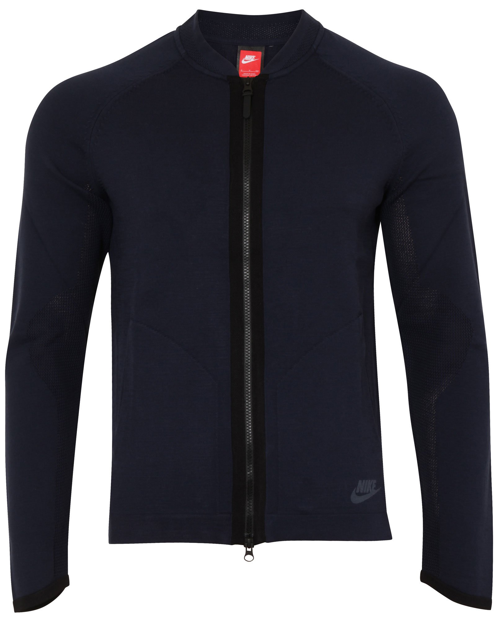 Nike Sportswear Tech Knit Navy Mens Bomber Jacket Size M