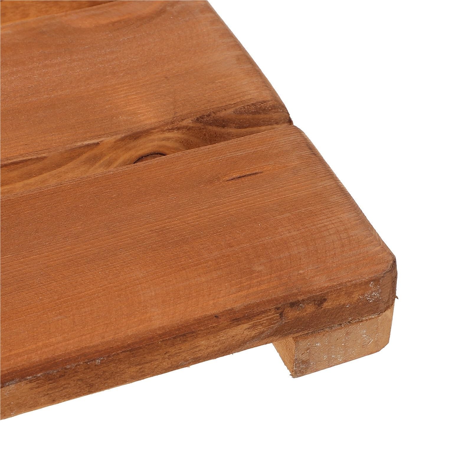 Alfombra de Ducha con Listones de Madera, baño de Madera Maciza, marrón Oscuro, 40Cm, Suelo de Sauna, SPA, Gimnasio en casa, Alfombrillas de baño