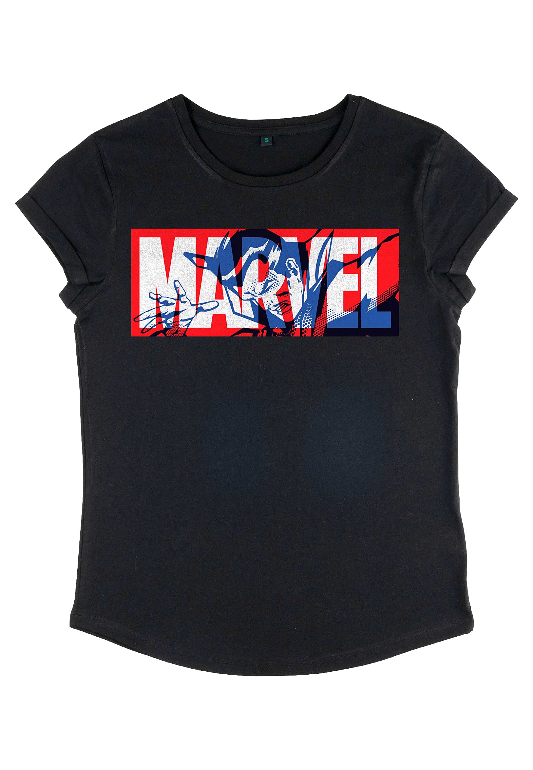 Marvel Avengers Classic-Strange Women's Rolled Sleeve T-Shirt Donna