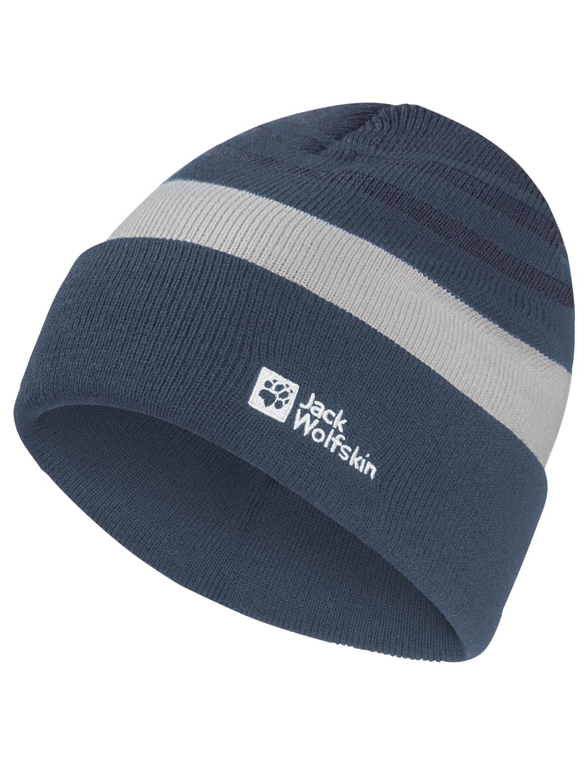 Jack Wolfskin Unisex Kids Stripy Knit K Beanie Hat