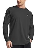 Roadbox Men&apos;s UPF 50&plus; Swim Rash Guard&comma; Long Sleeve UV Sun Protection SPF Water Shirts Quick Dry for Outdoor Fishing Hiking
