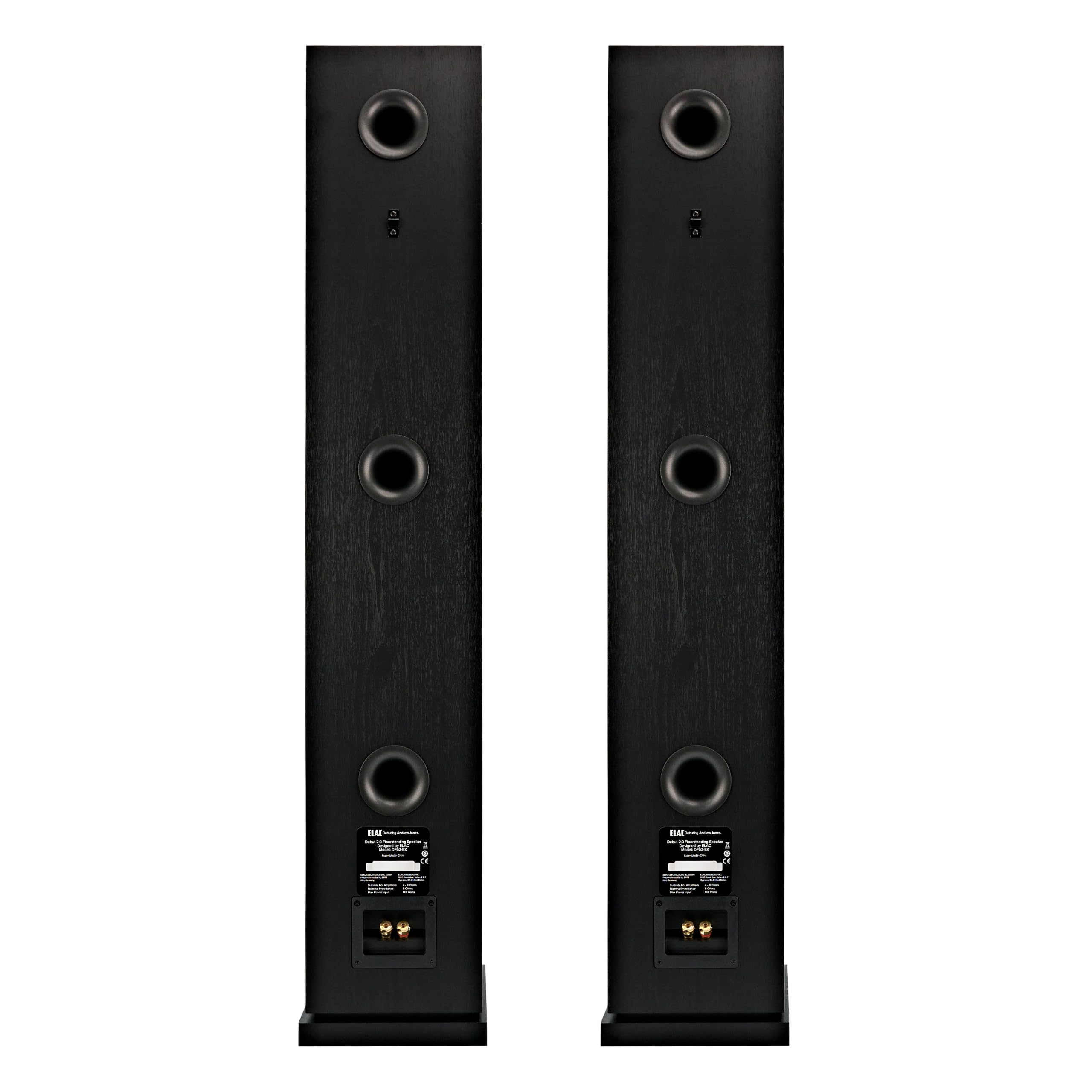 Amazon.com: ELAC Debut 2.0 F6.2 Floorstanding Speaker, Black (Each