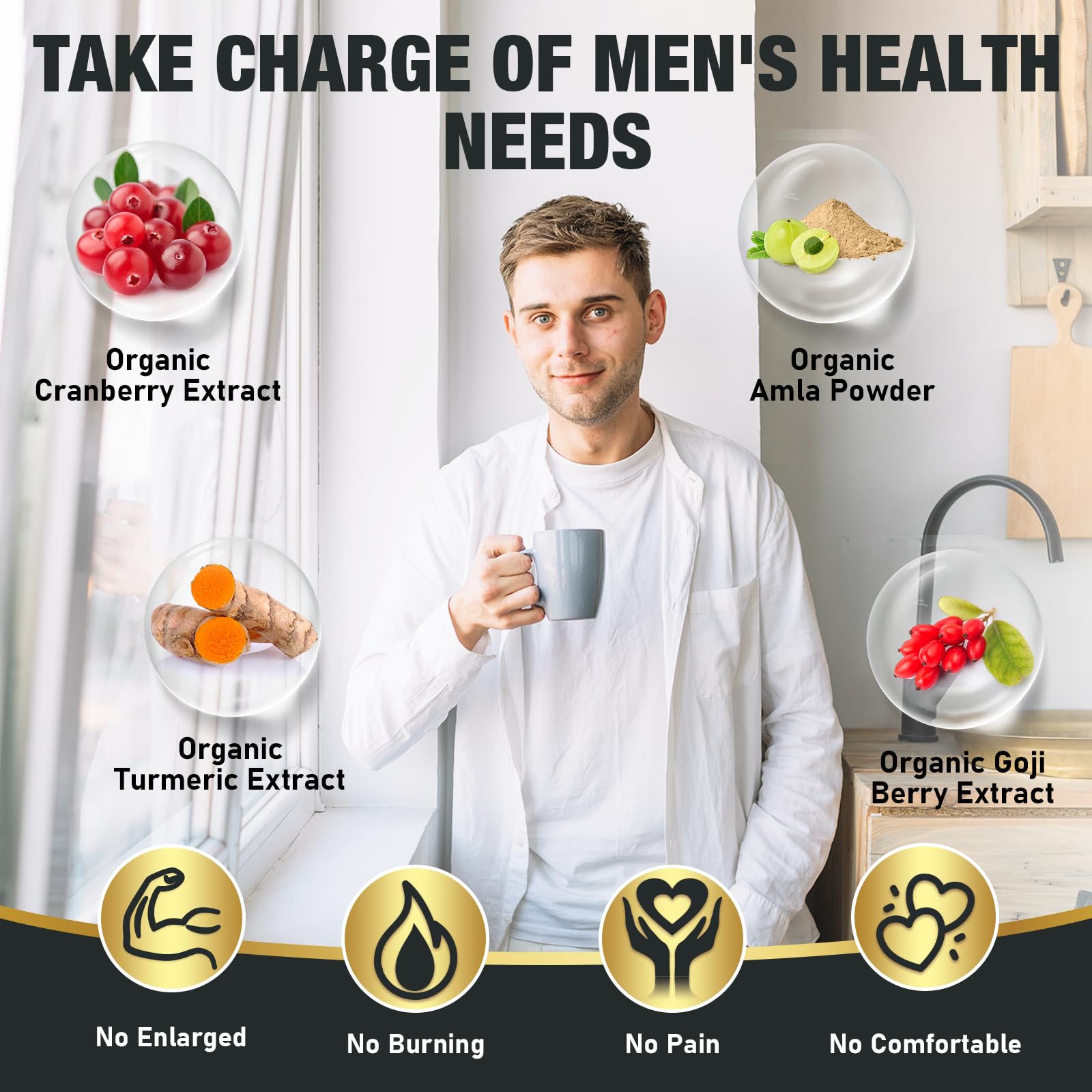 Probiotics for Men 500 Billion CFU, 16 in 1 Advanced Mens Probiotic, 60 CT — Amazon image 3