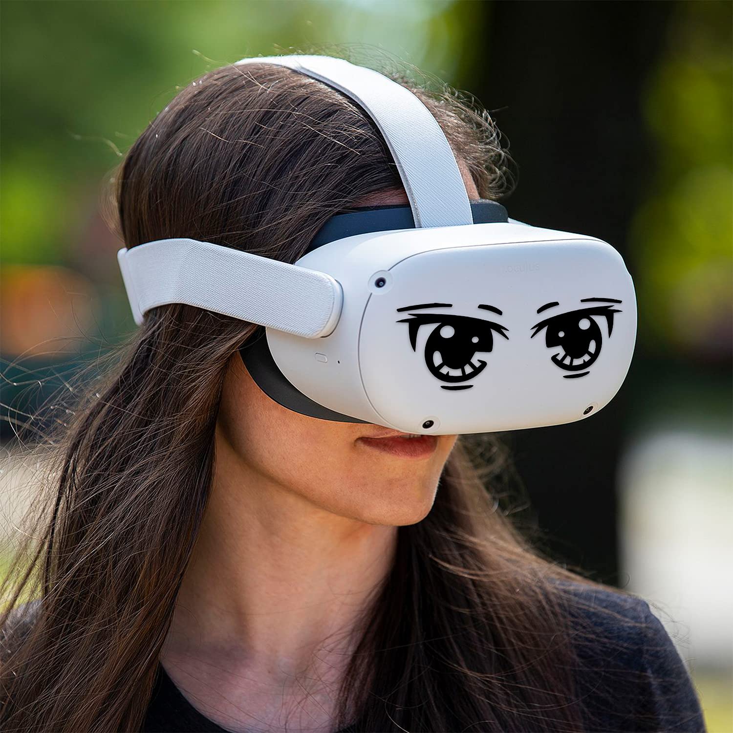 Buy Oculus Quest 2 VR Headset Vinyl Stickers Cartoon Anime Eyes Vinyl