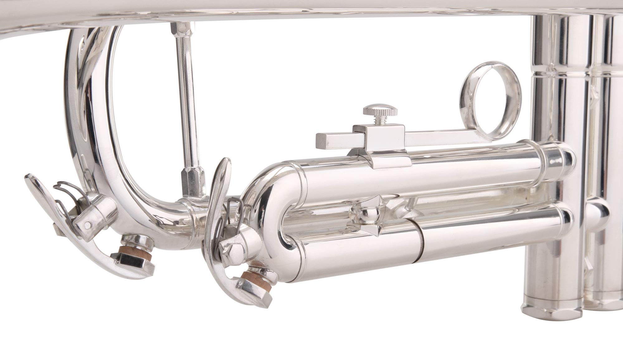 Classic Cantabile TR-40S Bb-Trompete (Schallbecher 125 mm, Ventile Edelstahl, Stimmzug Neusilber, Koffer, Mundstück) silber