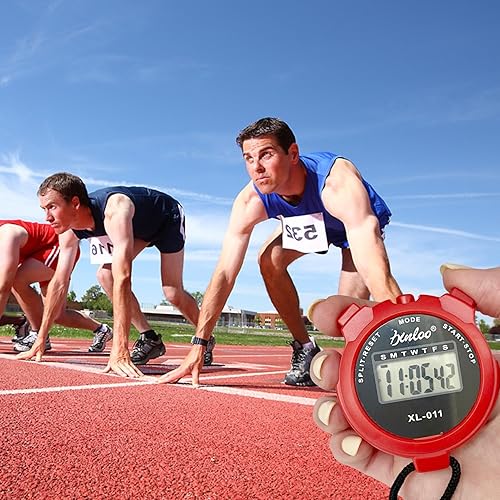 Miniatura 7 de Cronómetro deportivo  Temporizador digital de cuenta regresiva portátil  2.8 x 2.6 pulgadas cronómetro digital  Cronómetro con pantalla grande,