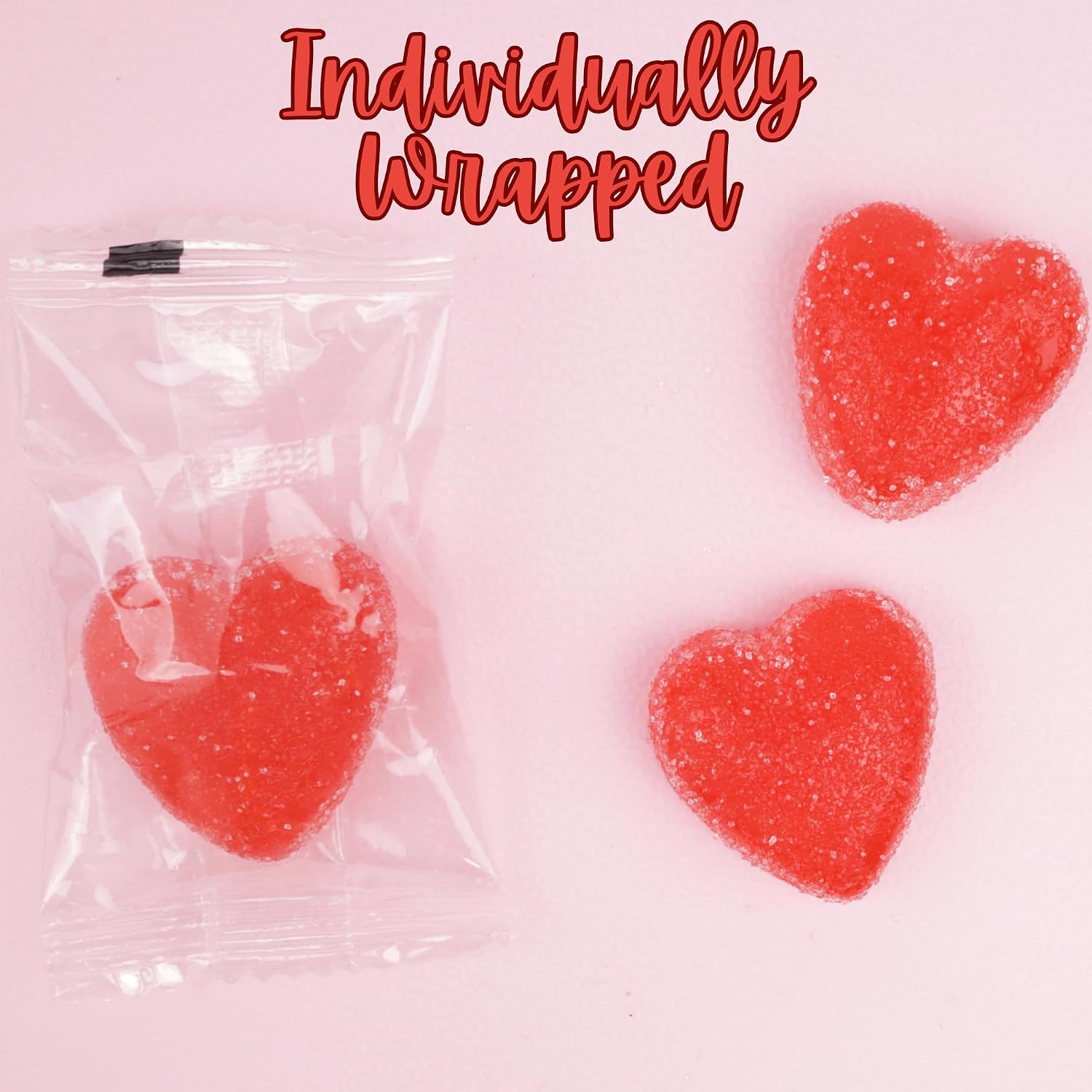 Bluey Valentine’s Heart Gift Box, Fruit Punch Flavored Gummy Hearts Inside, Individually Wrapped Pieces, 3.17 Ounces