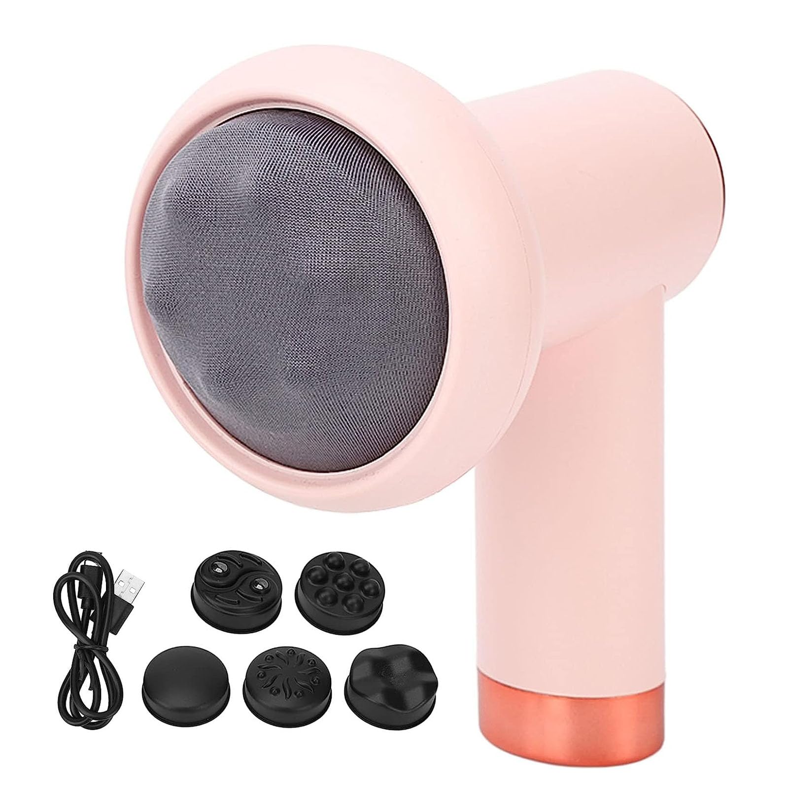 Massaggiatore Massaggiatore Il Corpo, Macchina scolpire Il Corpo, Macchina Il Contouring Corpo Portatile Wireless a 6 Livelli con 5 testine massaggianti, Massaggiatore Dimagrante Corpo con Ricarica