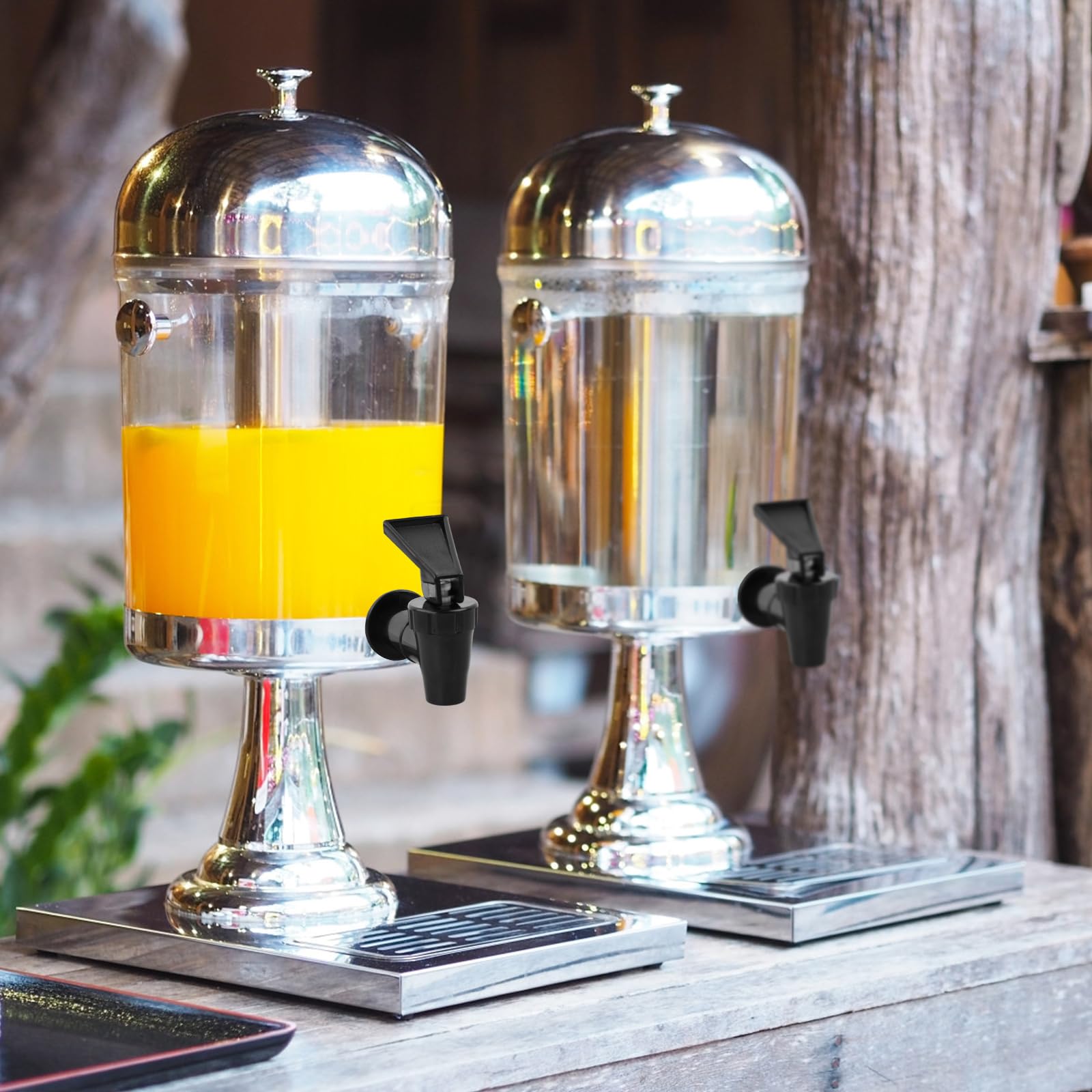 4 Confezioni Rubinetto, Rubinetto Plastica Rubinetti Di Ricambio Per Dispenser, Rubinetto Per Tanica Riutilizzabili, Per Dispenser Di Succo, Caffè, Acqua, Fusto Di Birra, Nero