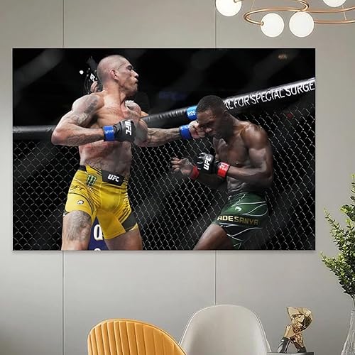 Miniatura 4 de EsEntL Póster de batalla de Alex Pereira - Lienzo decorativo moderno para dormitorio familiar, 12 x 18 pulgadas (11.8 x 17.7 in)