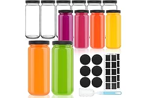 16oz Glass Juice Bottles : The Perfect Way to Store Your Smoothies, Tea, or Juice