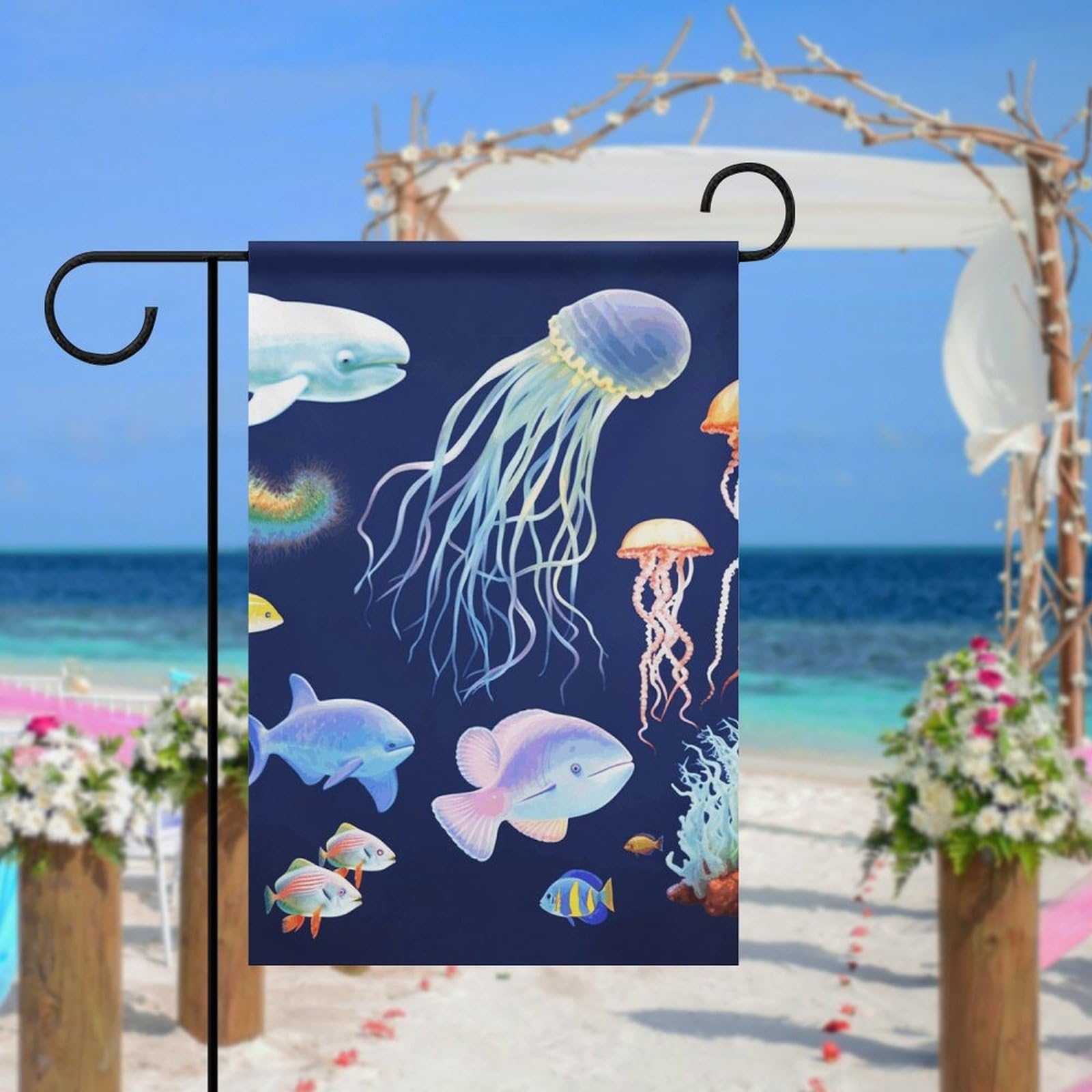 Drapeau De Jardin 30,5 X 45,7 Cm, Drapeau Vertical Double Face