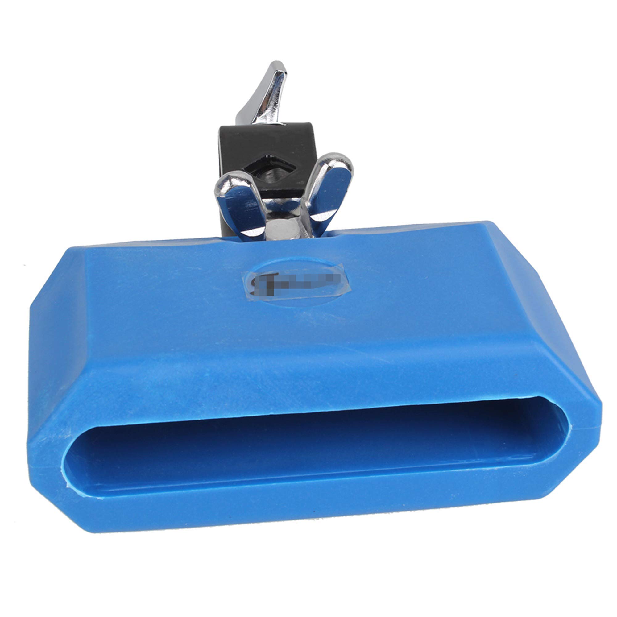 Yibuy Juego de 2 instrumentos de percusión de plástico ecológico azul y rojo