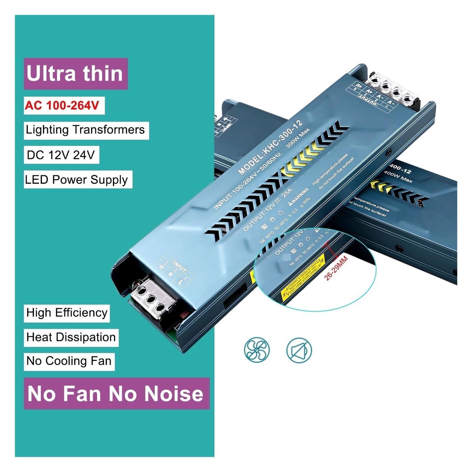 Trasformatori Di Illuminazione LED Compatibili Con AC E Alimentatore Switching DC24V, Driver Da 300 W For Strisce Luminose Lineari Alta Affidabilità