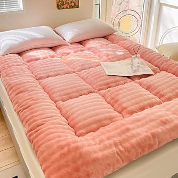 Foldable Full Size Futon Mattress for Student Dormitory Thick Roll up Single Double Queen Size Mattress Folding Breathable Mat for Floor Sleeping