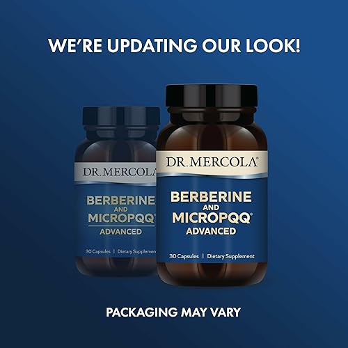 Miniatura 3 de Dr. Mercola, Berberine and MircoPQQ Advanced, 30 porciones (30 cápsulas), apoya la salud inmunológica y cardiovascular*, sin OMG, sin soja, sin