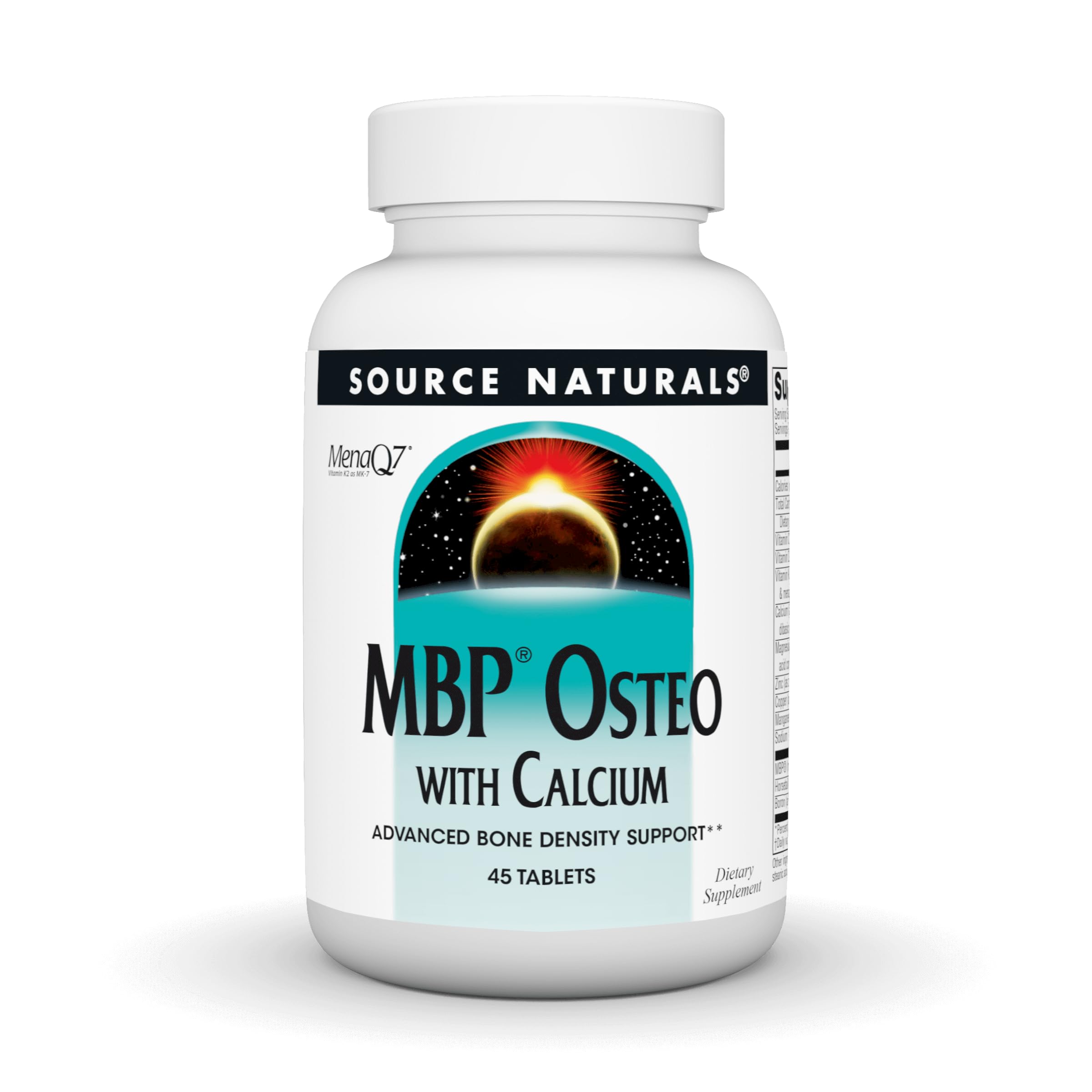 Source Naturals MBP Osteo with Calcium, Advanced Bone Density Support*, 45 Tablets