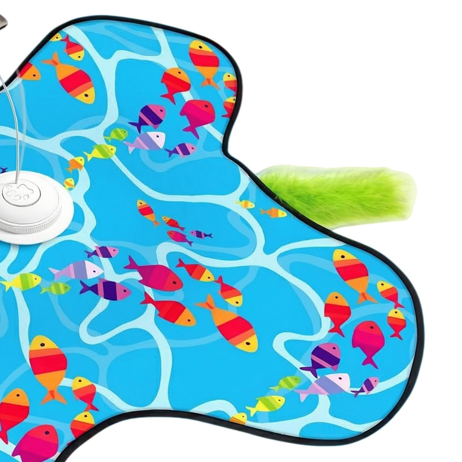 Jouet interactif pour chats d'exercice rechargeable avec leurres