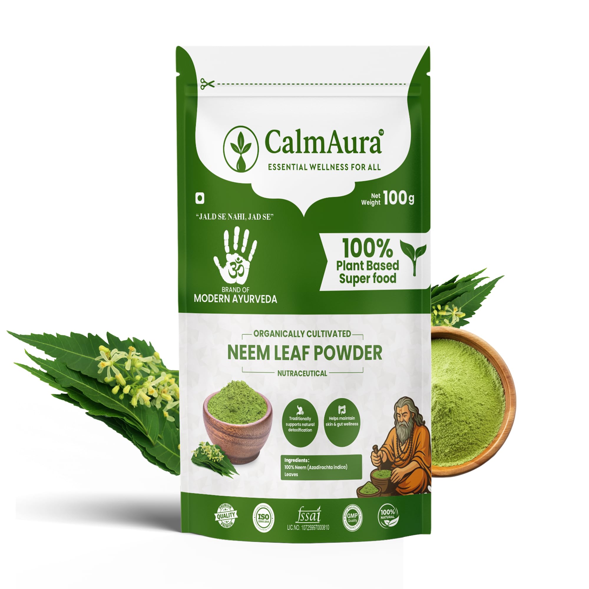 CalmAura Stevia Leaf Powder 100% Natural Zero Calorie Sweetener | Herbal Sugar Substitute for Diabetic & Weight Management | Plant Based Organic Stevia rebaudiana | Sugar Free Healthy Alternative — Amazon image 21